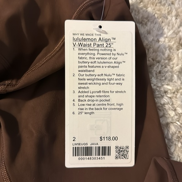 Lululemon Align V-Waist Pant 25” - Picture 8 of 9